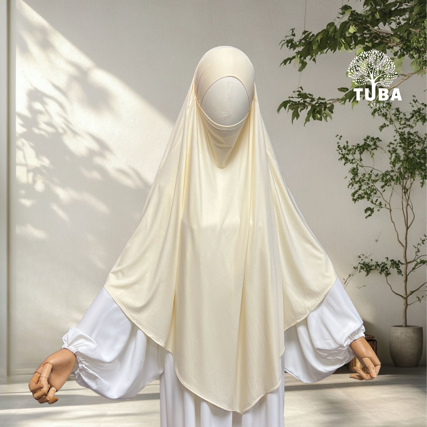 Bamboo Jersey Khimar Midi