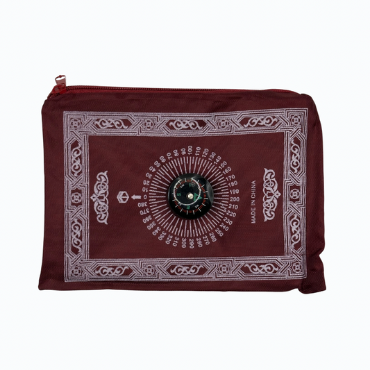 Tragbarer Gebetsteppich im Taschenformat