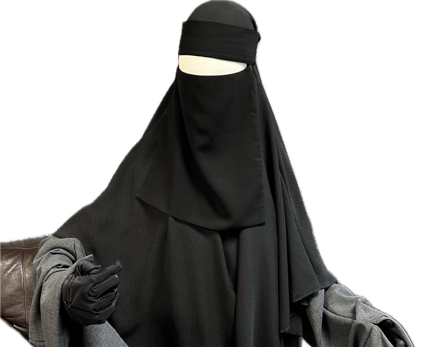 Pull-down Niqab - zum binden