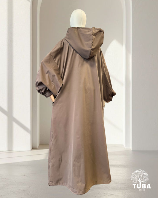 SAFA Rain Jacket Abaya - Full Zip