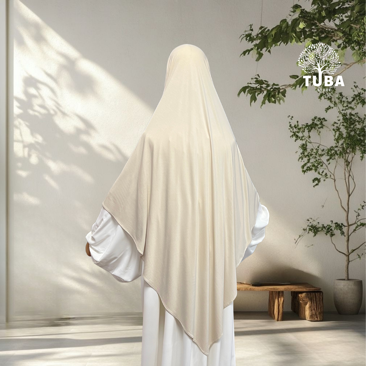 Bamboo Jersey Khimar Midi