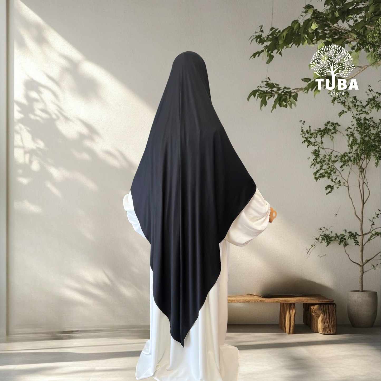 Bamboo Jersey Khimar Maxi