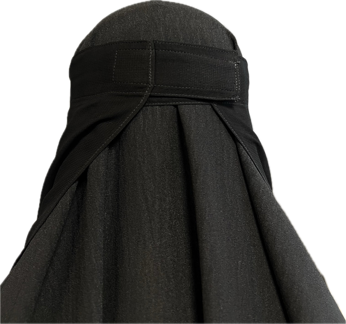 Niqab 2 Lagig - zum binden/Klettverschluss