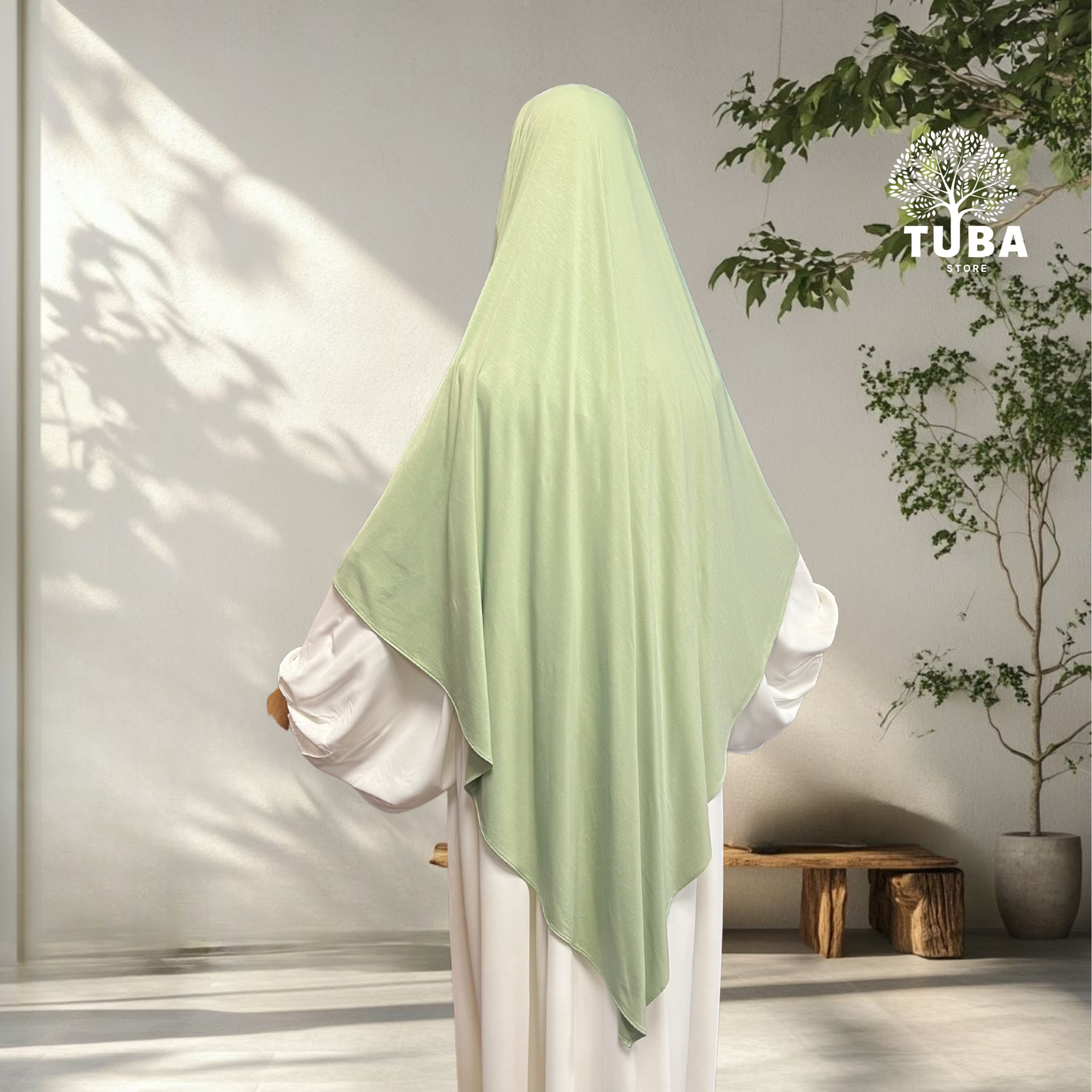 Bamboo Jersey Khimar Midi