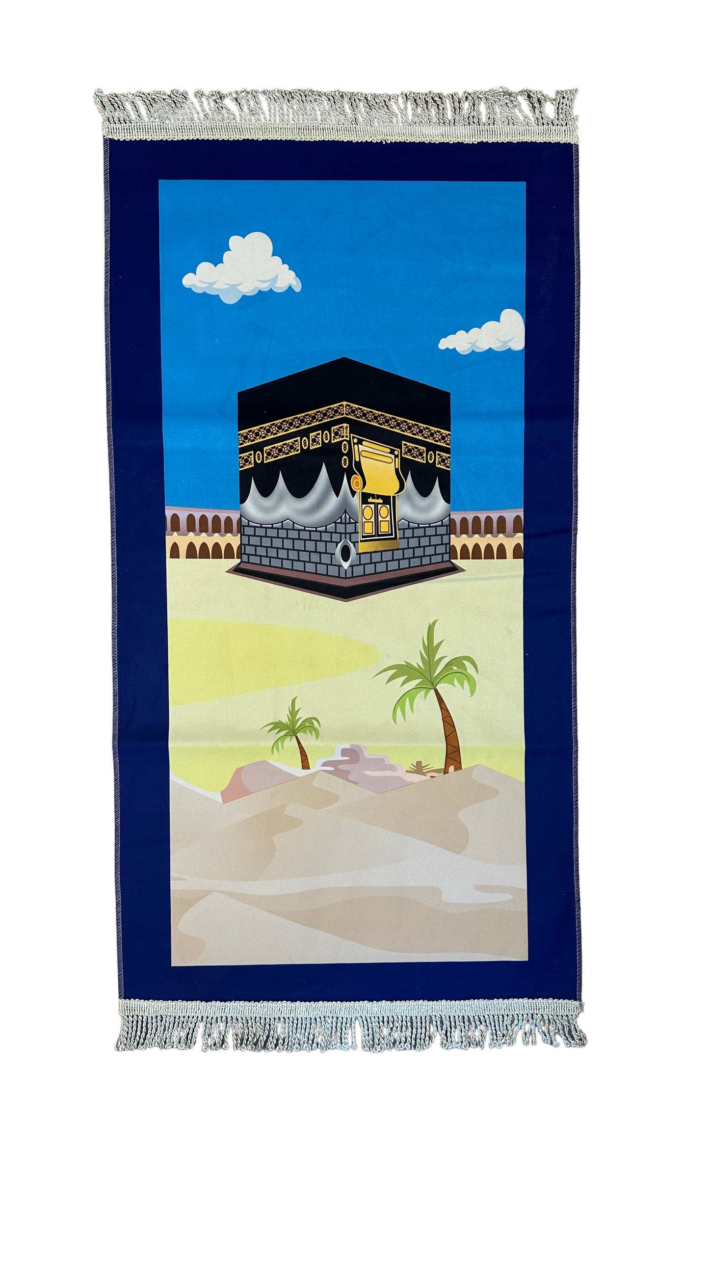 Gebetsteppich mit Kaaba für Kinder