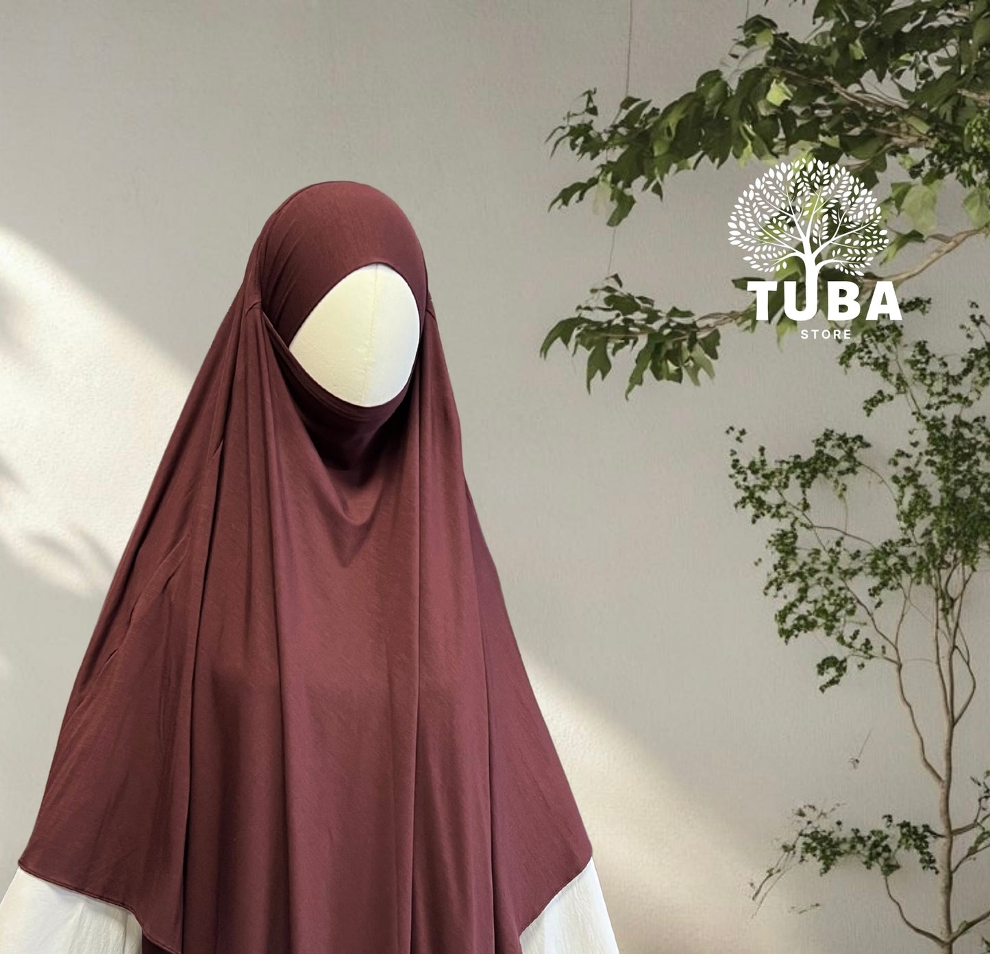 Bamboo Jersey Khimar Maxi