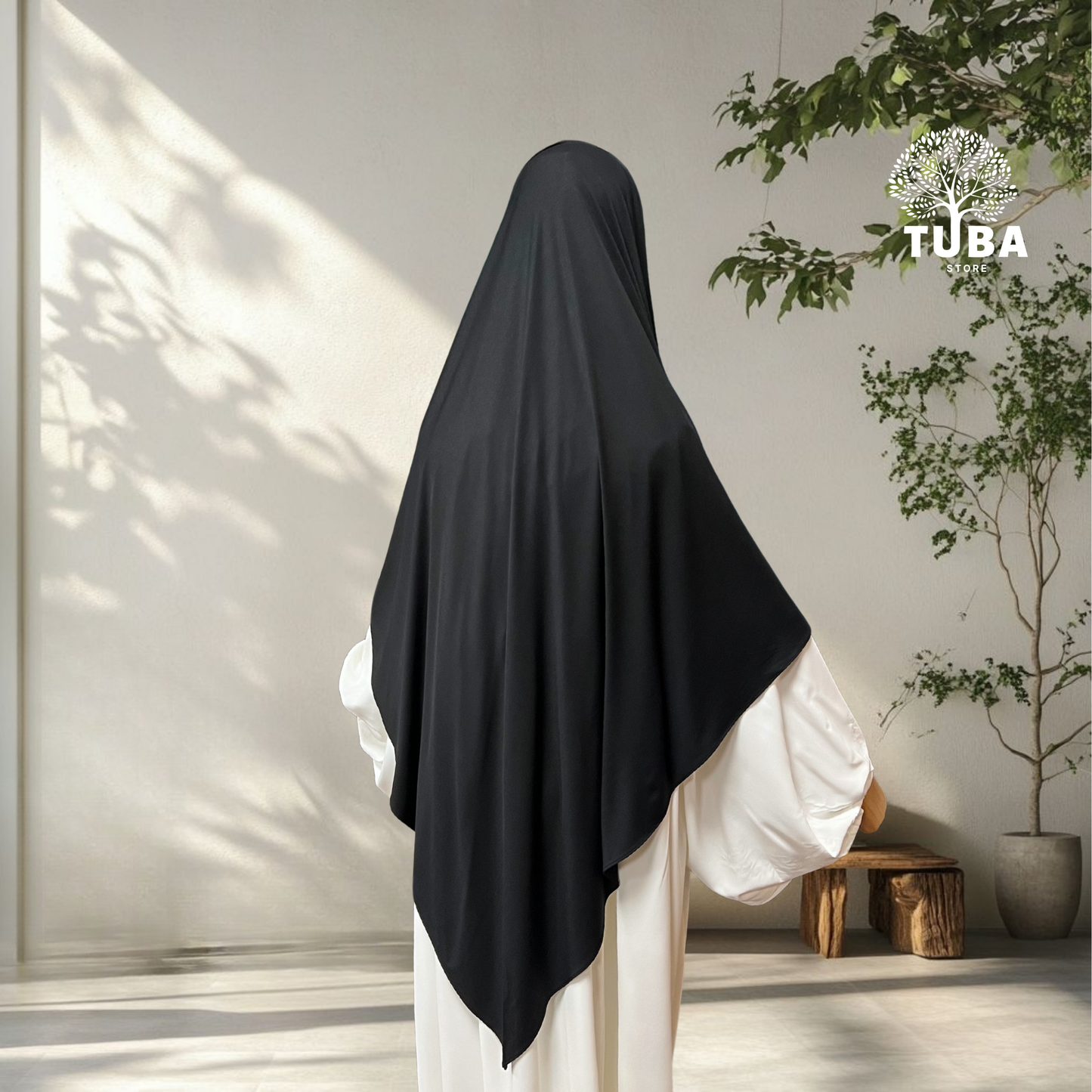 Bamboo Jersey Khimar Midi