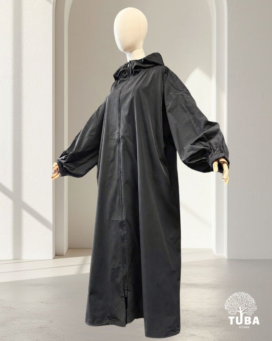 SAFA Rain Jacket Abaya - Full Zip