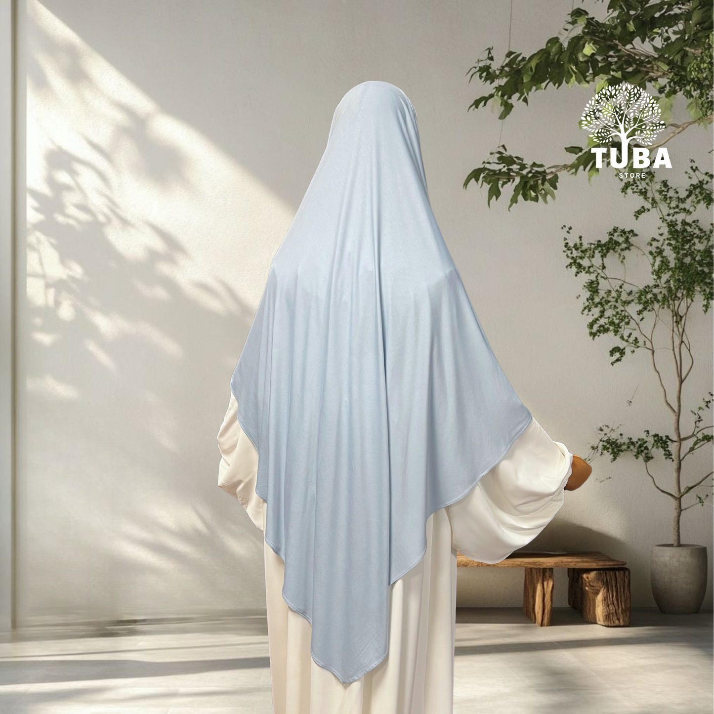 Bamboo Jersey Khimar Midi