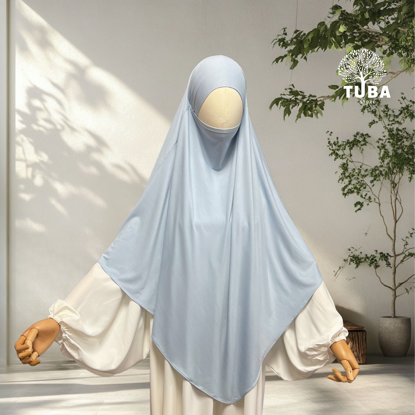 Bamboo Jersey Khimar Midi