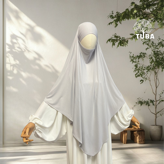 Bamboo Jersey Khimar Midi - 93% Bambus