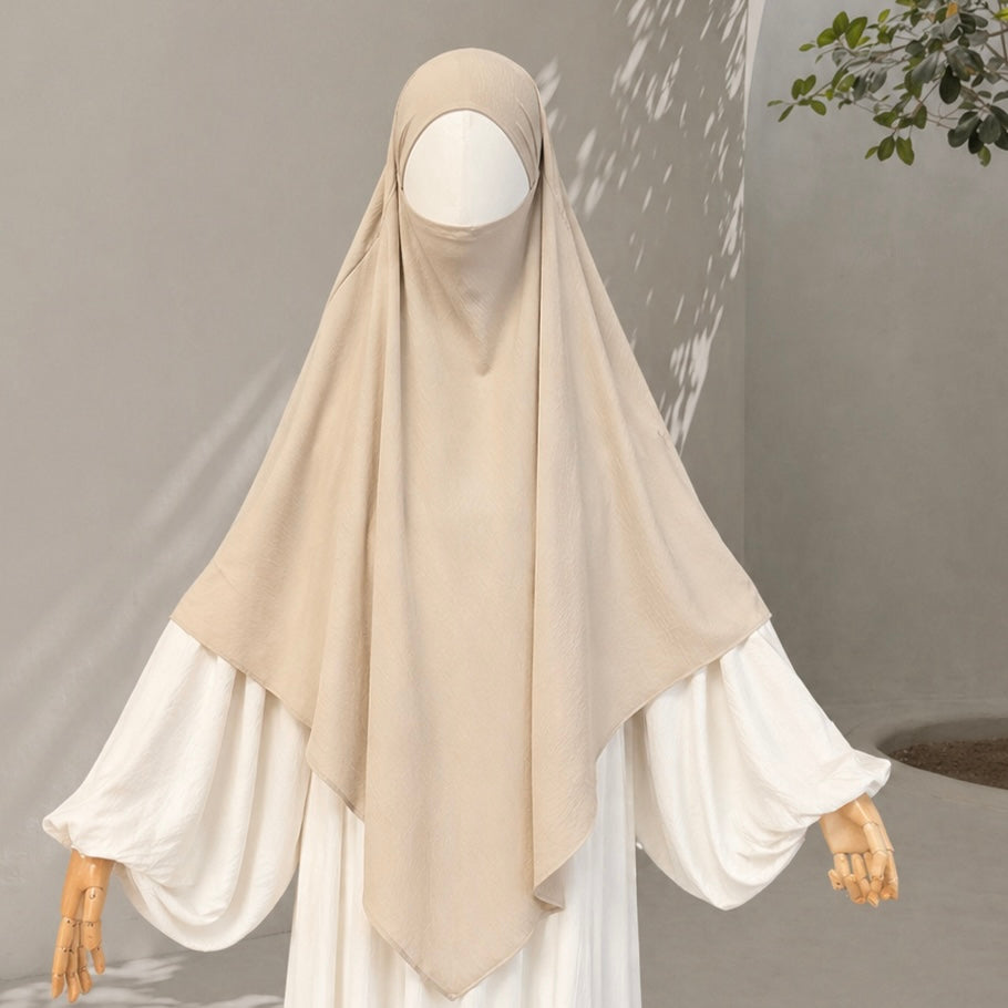 Premium Jazz Khimar Midi