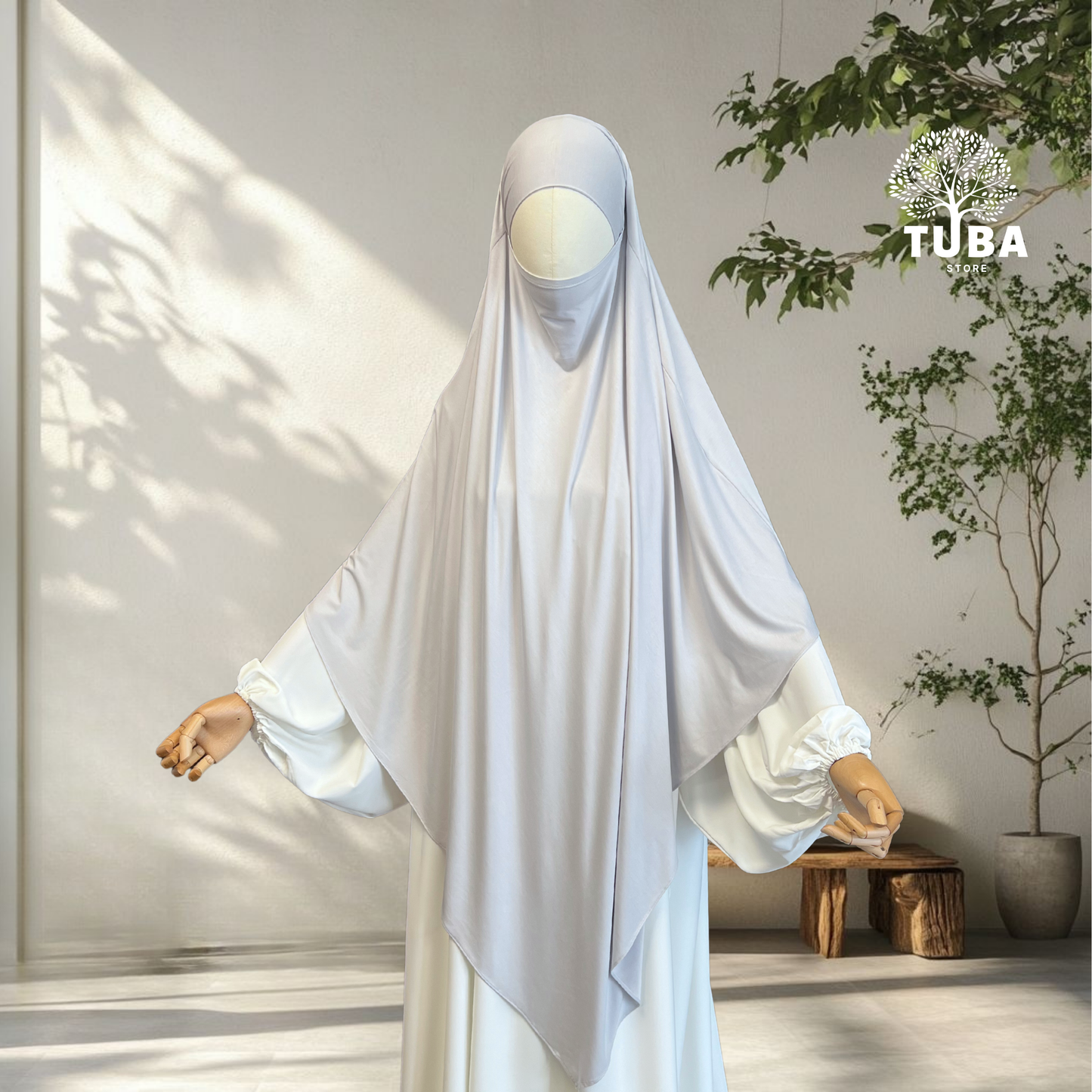 Bamboo Jersey Khimar Maxi