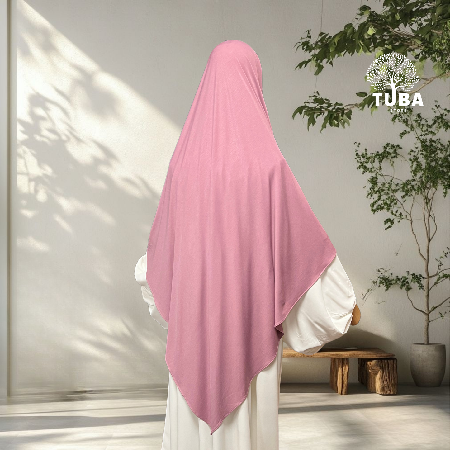 Bamboo Jersey Khimar Midi