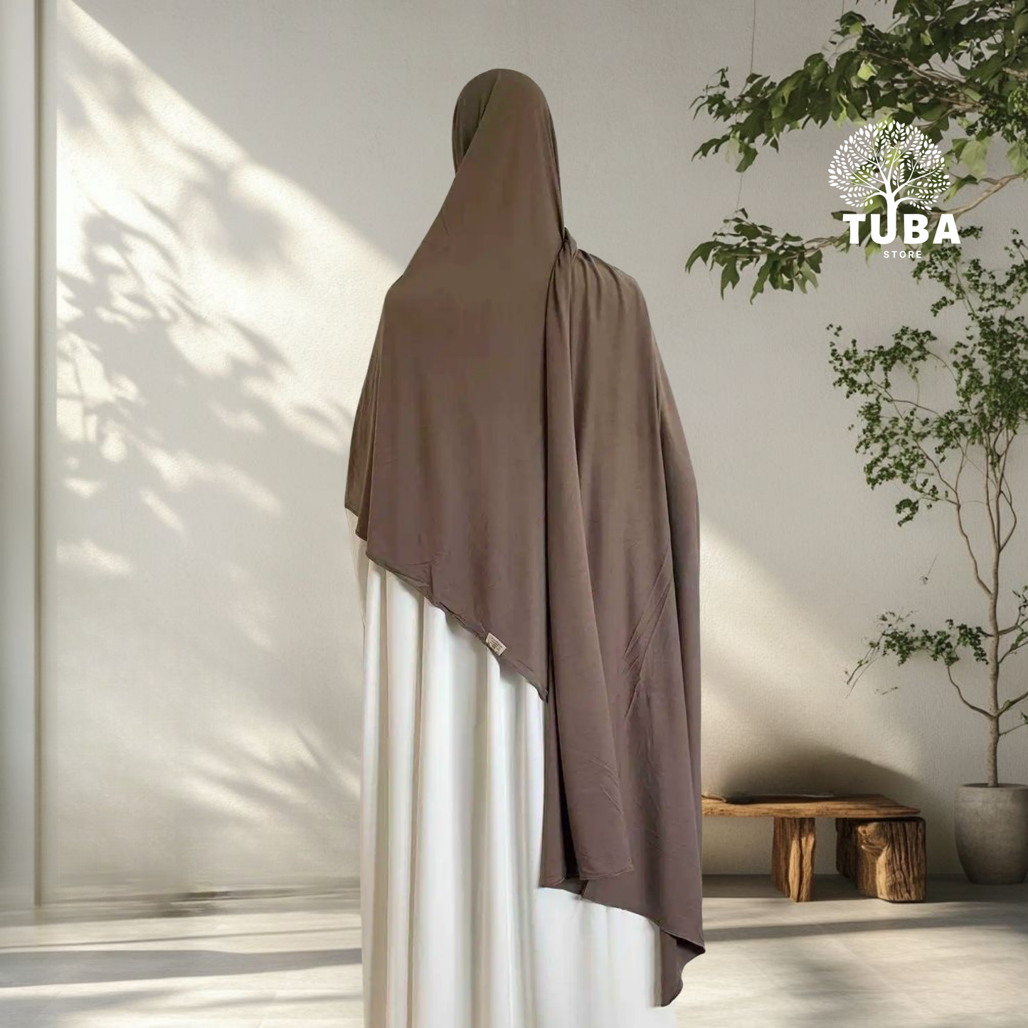 Bamboo Jersey Hijab - 93% Bambus