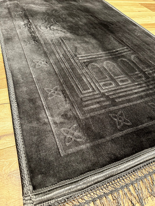 Gebetsteppich Dunkelgrau