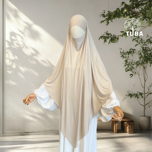 Bamboo Jersey Khimar Maxi 🌱