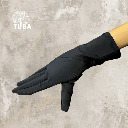 Touch Handschuhe Long - mit Fingeröffnung & Noppen