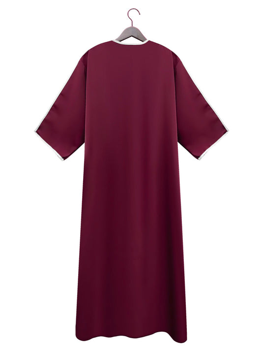 Jalabiya feiner Stoff - Rot