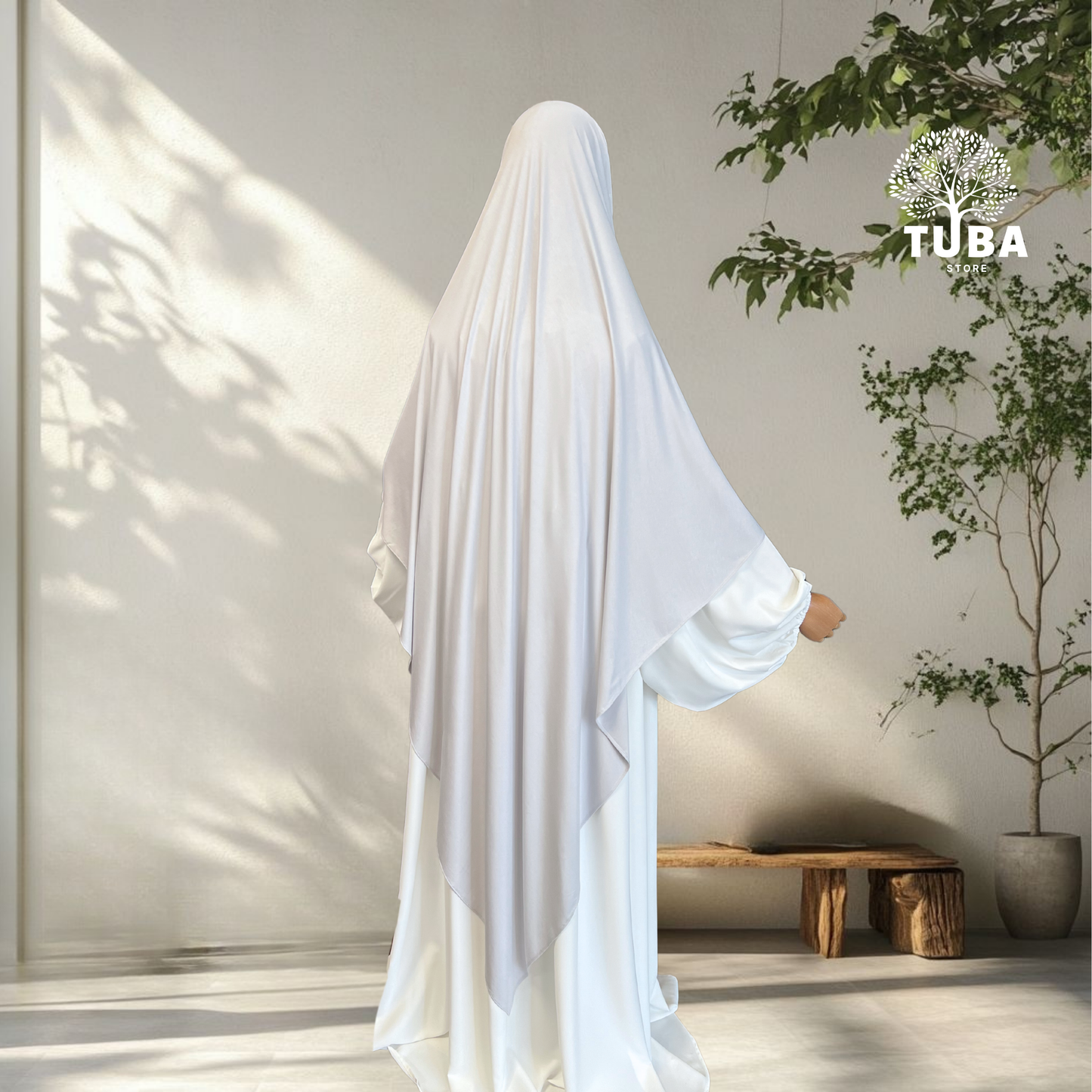 Bamboo Jersey Khimar Maxi