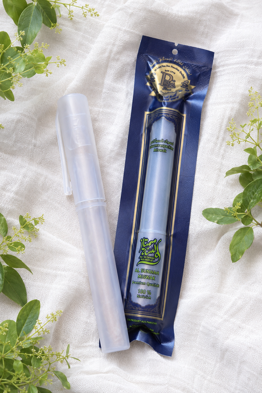 Al Sunnah Miswak/Siwak mit Schutzhülle - 100% Natürlich