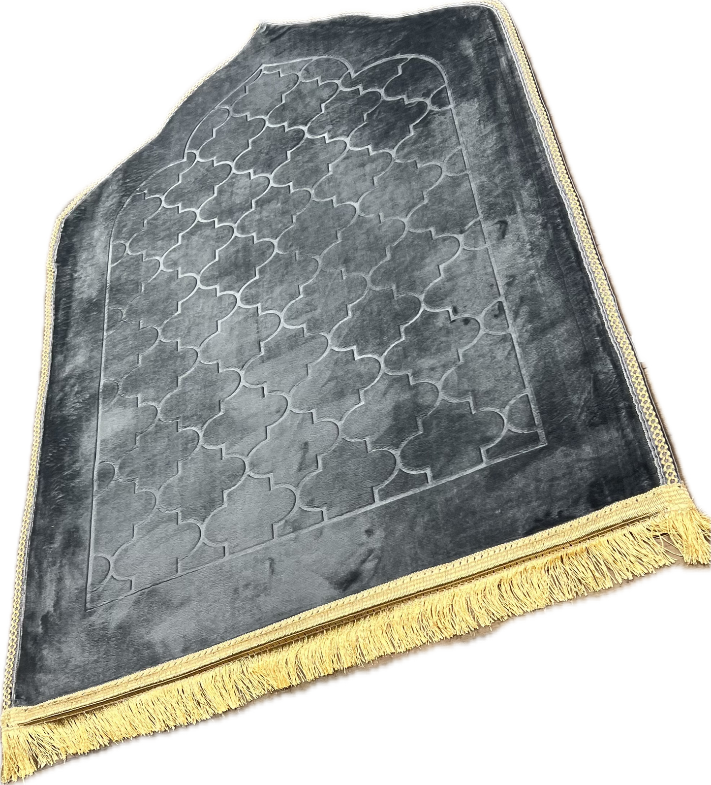 Gebetsteppich, mit Spitze