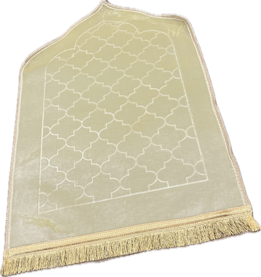 Gebetsteppich, mit Spitze