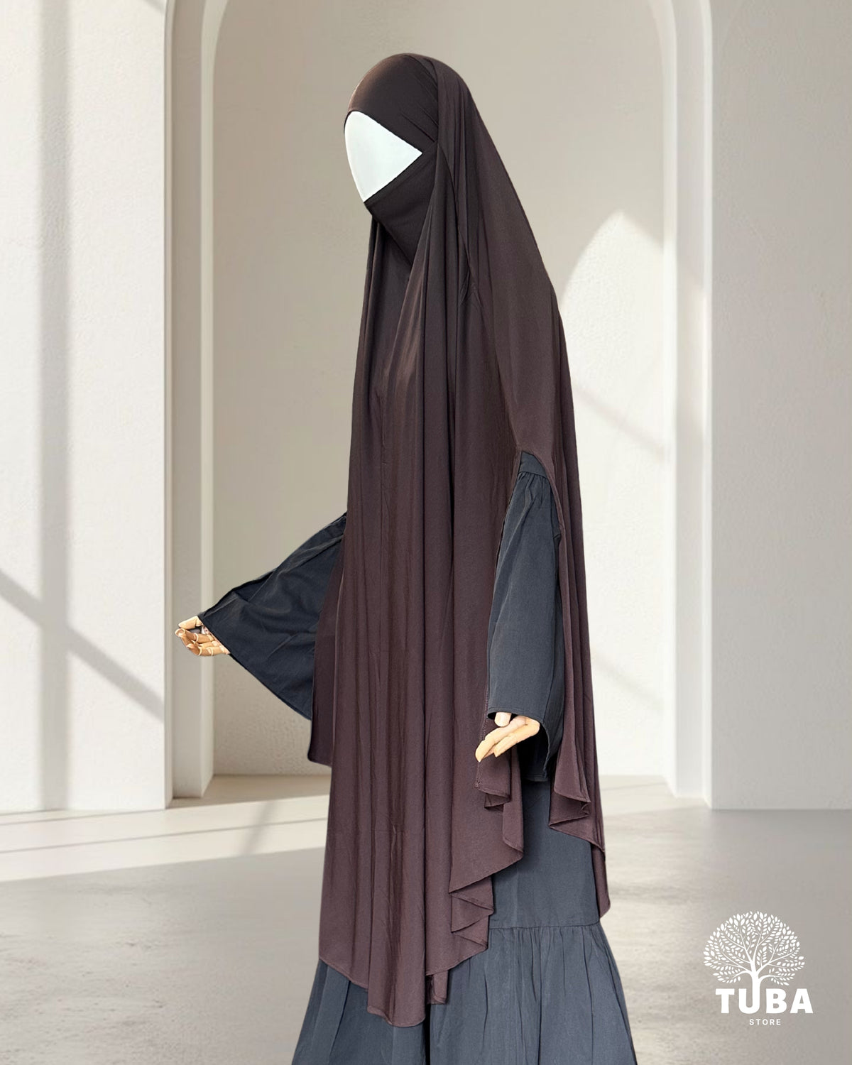 FIRDAUS XL Premium Jersey Khimar