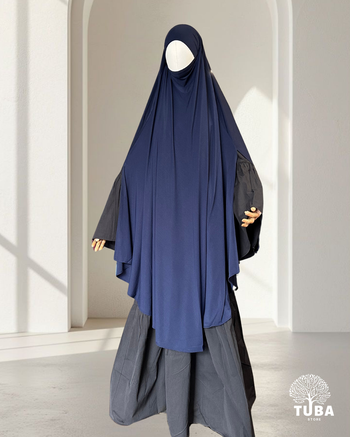 FIRDAUS XL Premium Jersey Khimar