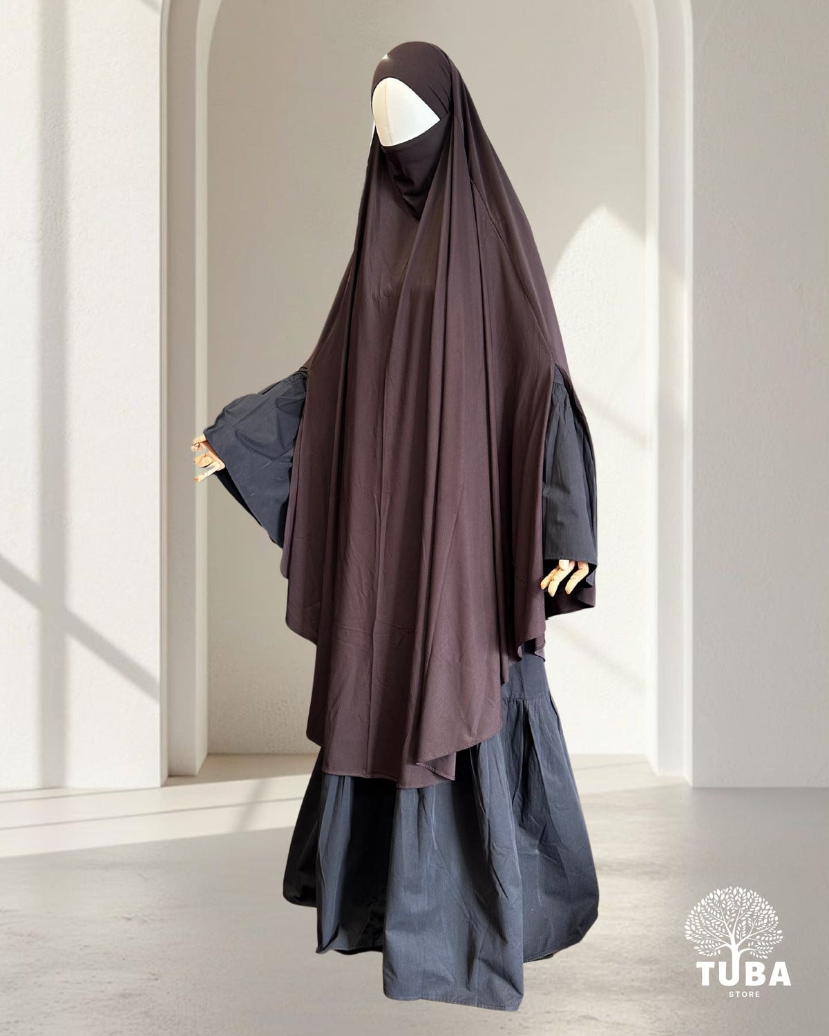 FIRDAUS XL Premium Jersey Khimar