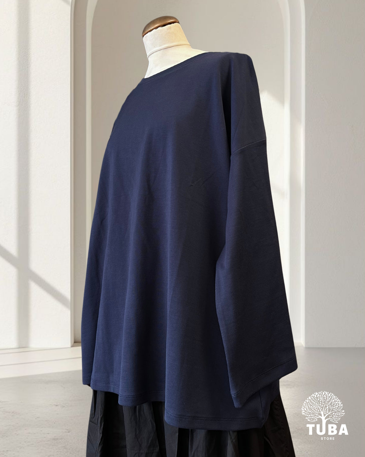 NAHLA Premium Jersey Cotton Oversize Longsleeve
