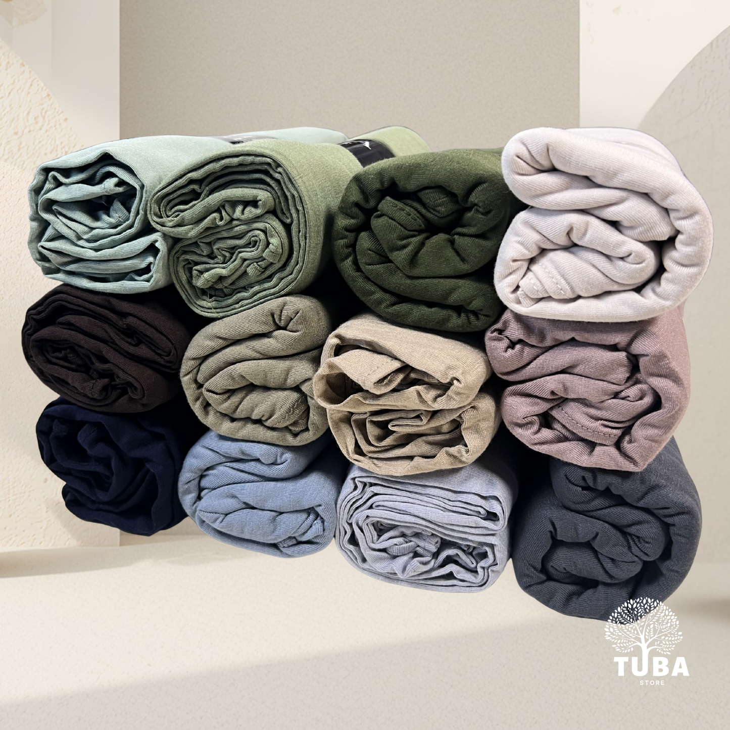 Huda Soft Viscose Jersey Hijab - 90% Viskose