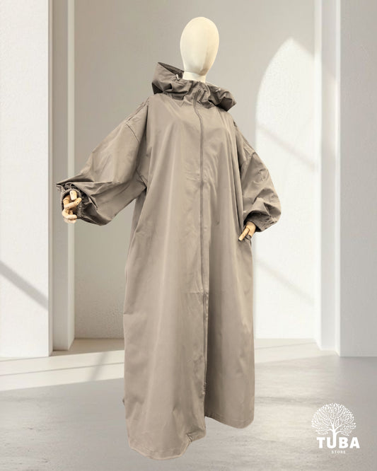 SAFA Rain Jacket Abaya - Full Zip