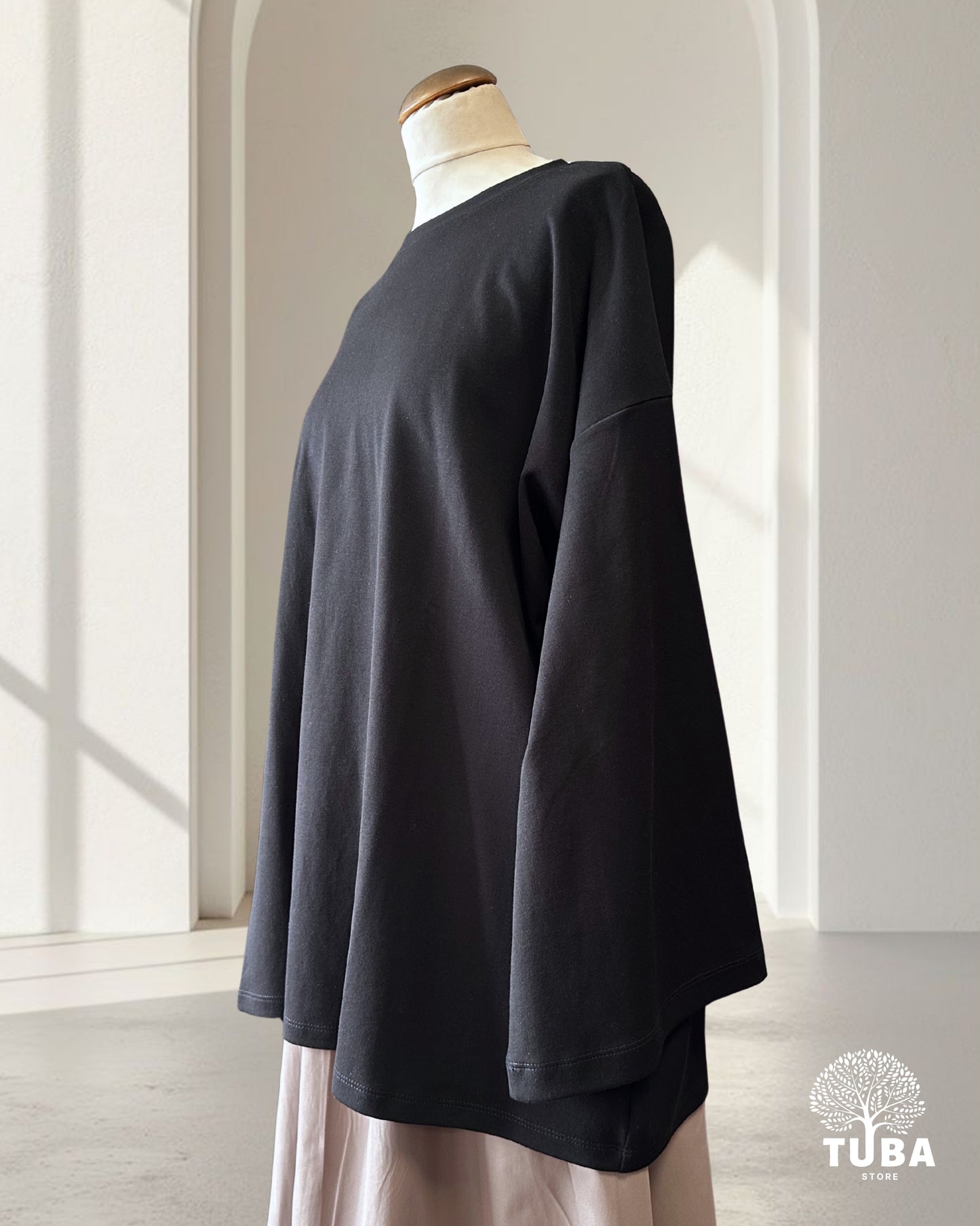 NAHLA Premium Jersey Cotton Oversize Longsleeve