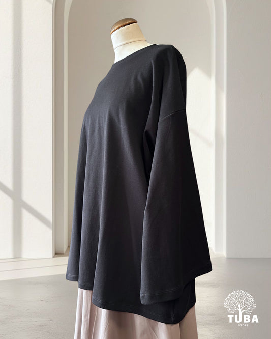 NAHLA Premium Jersey Cotton Oversize Longsleeve