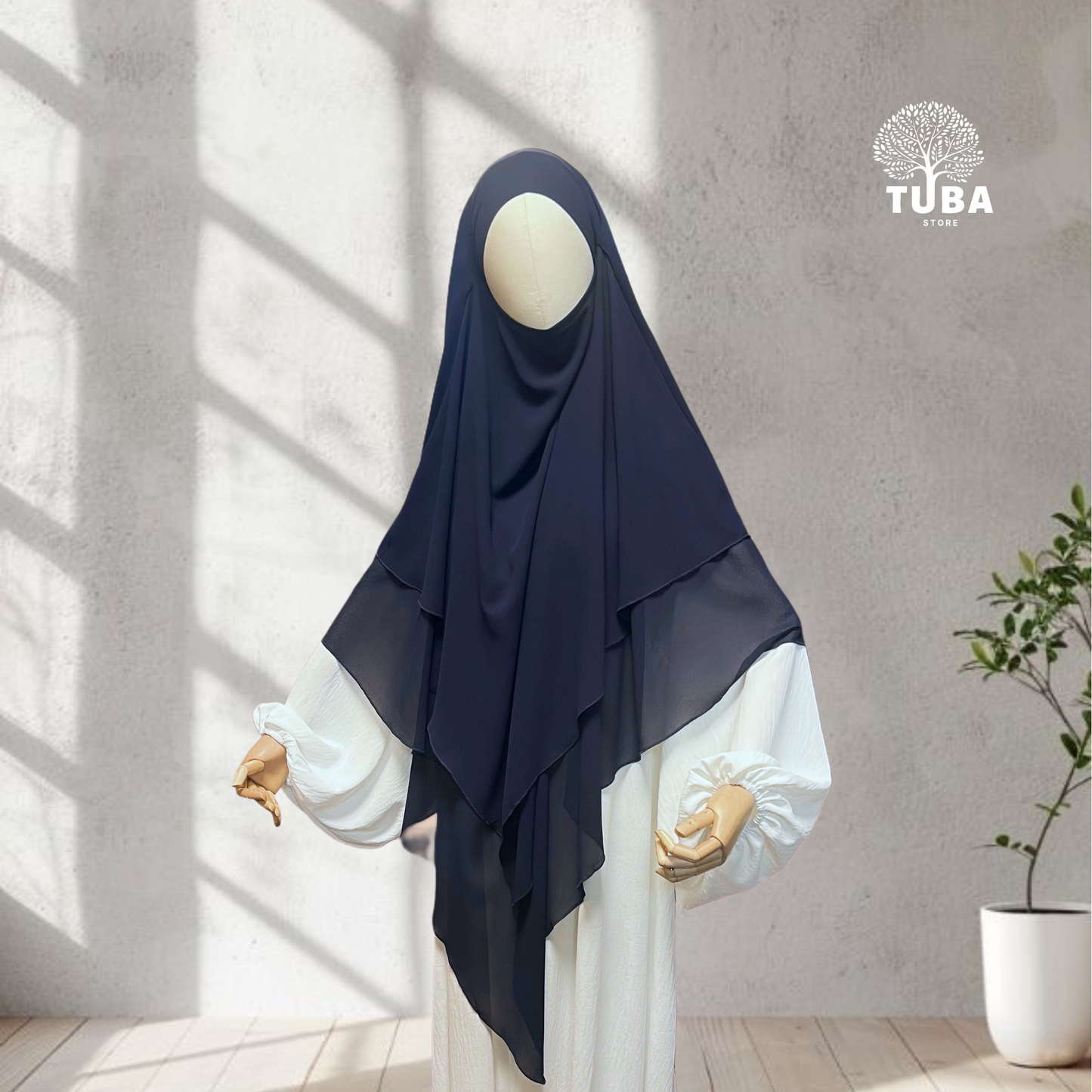 Premium Chiffon Khimar Maxi - dreilagig