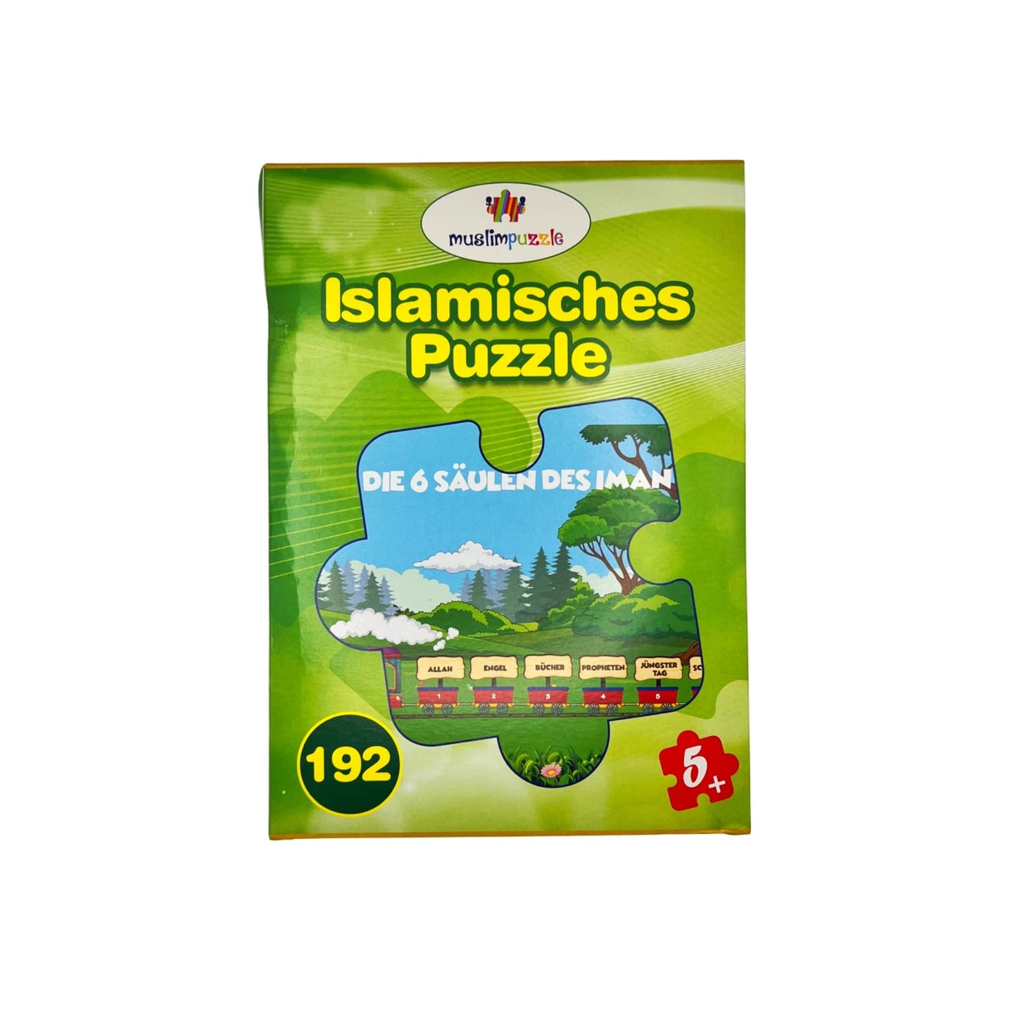 Islamisches Puzzle die 6 Säulen des Iman