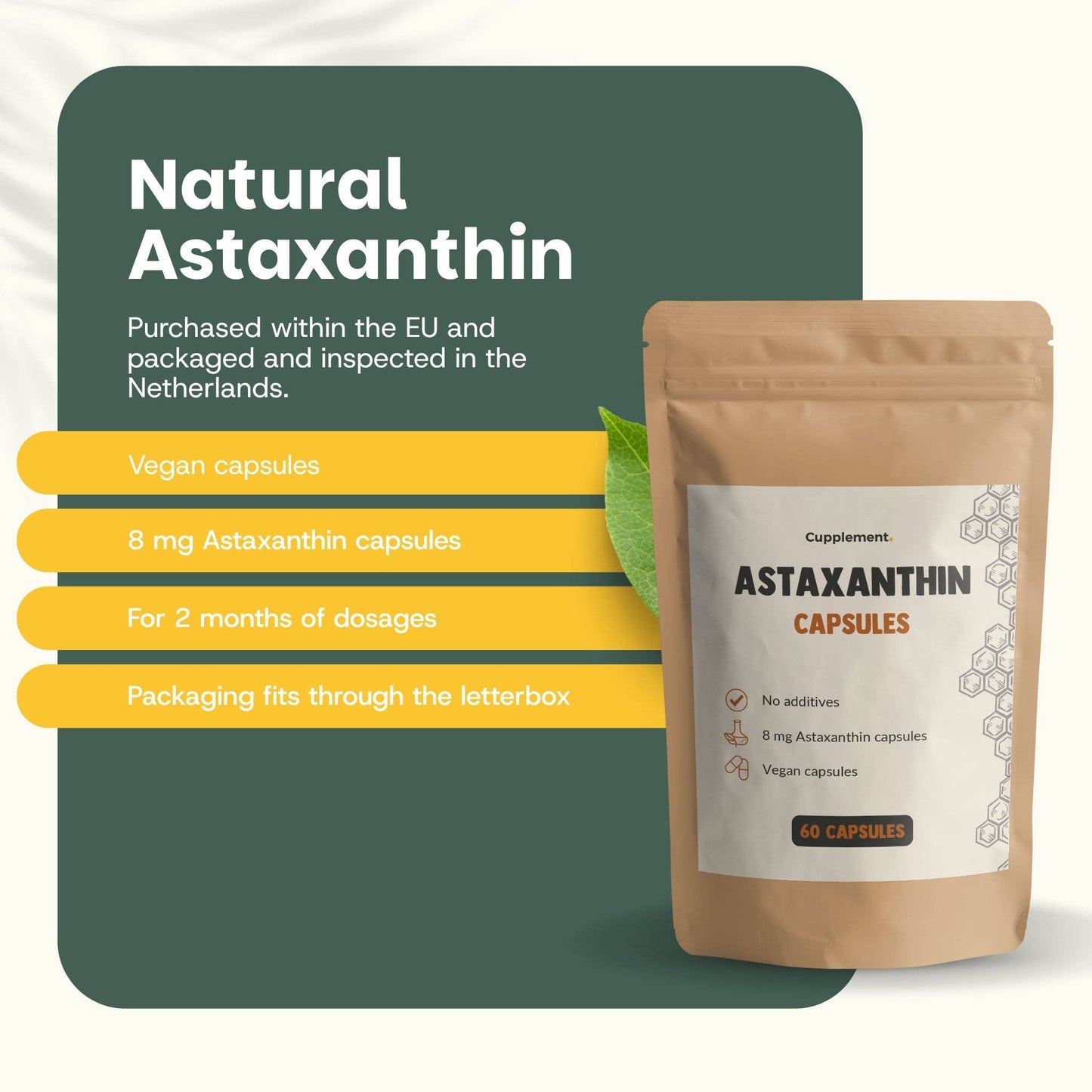 Astaxanthin Kapseln 8 mg - 60 Kapseln