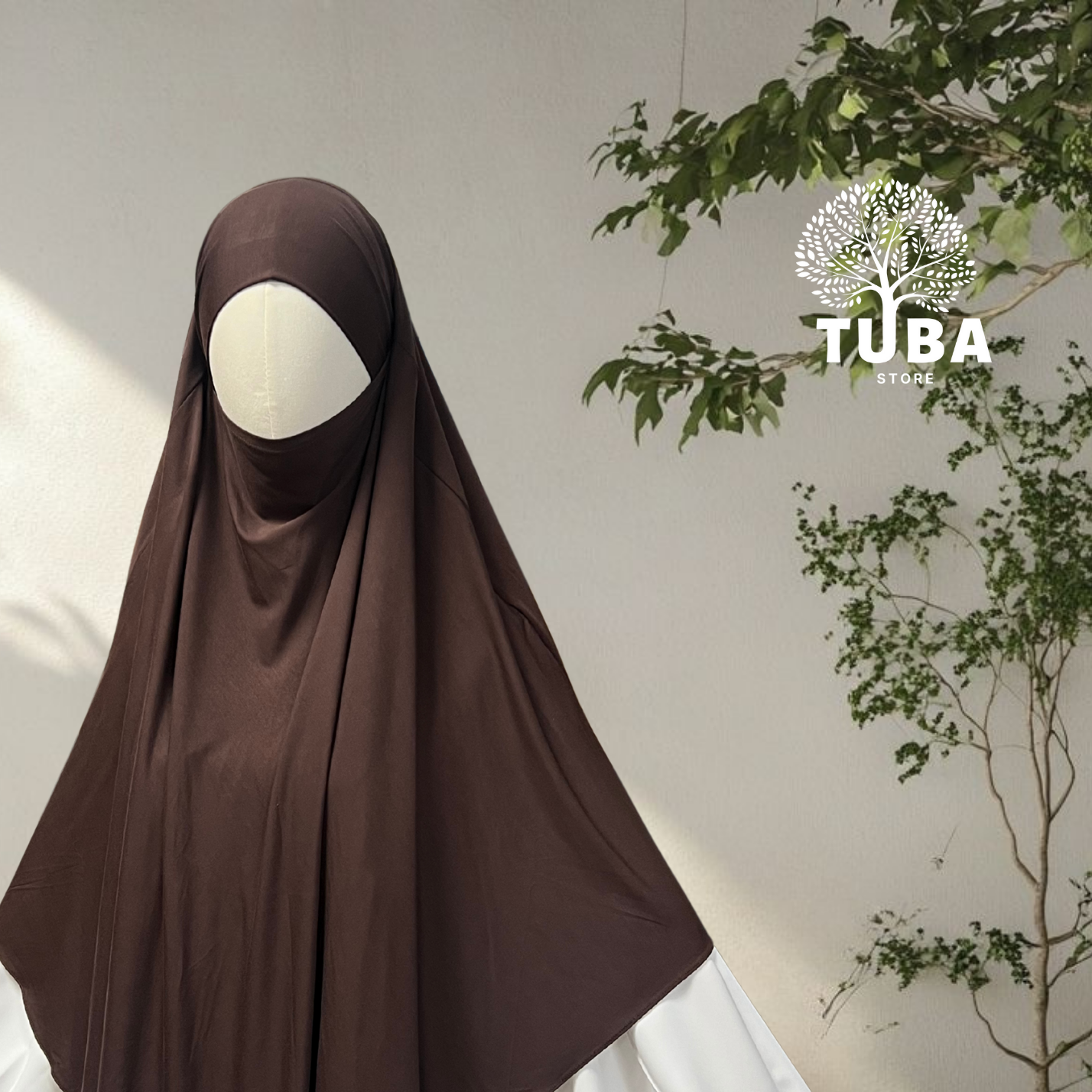 Bamboo Jersey Khimar Midi