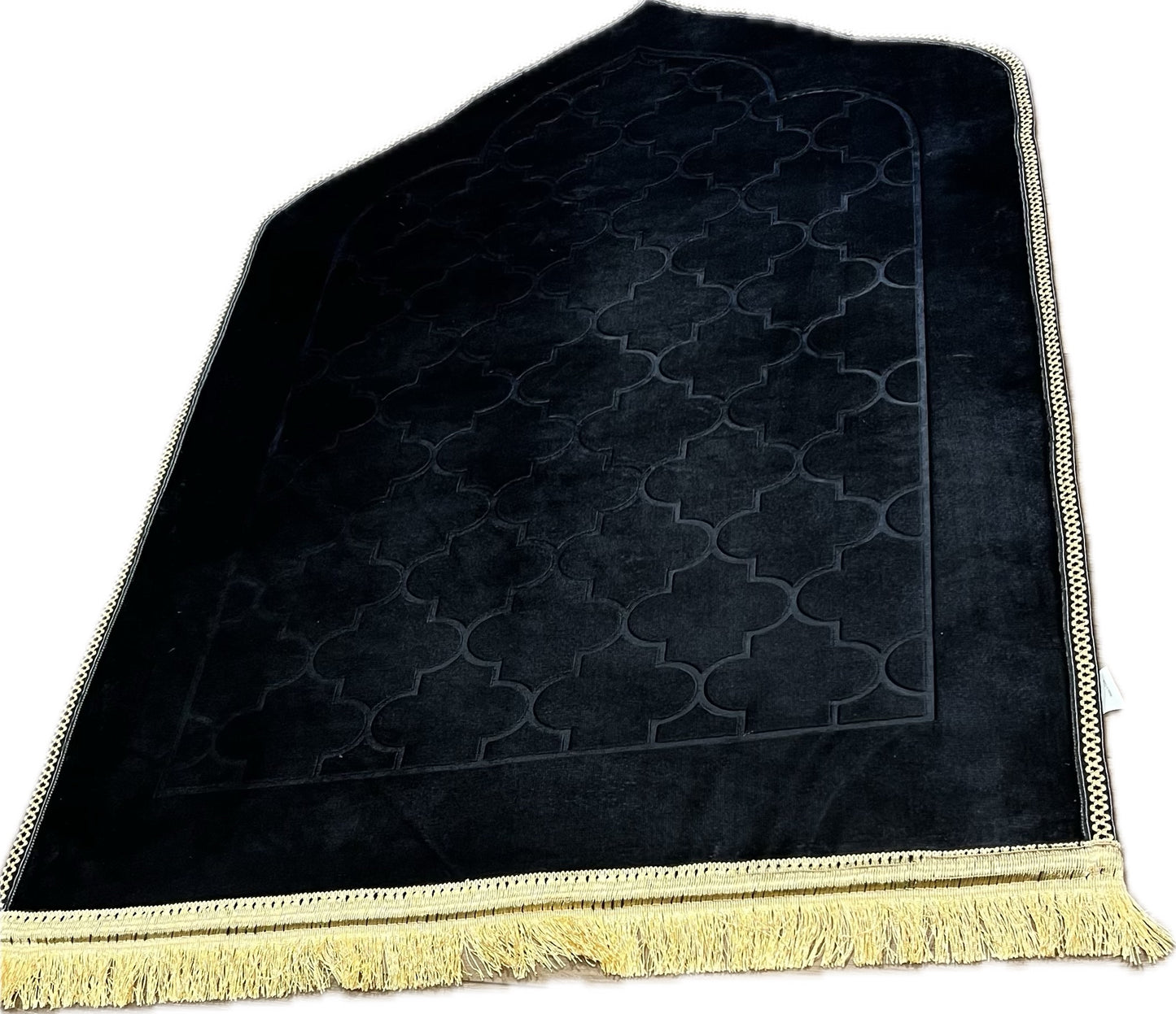 Gebetsteppich, mit Spitze