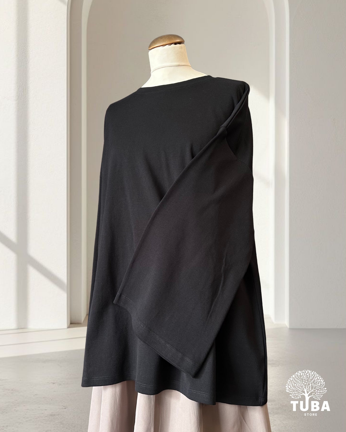 NAHLA Premium Jersey Cotton Oversize Longsleeve