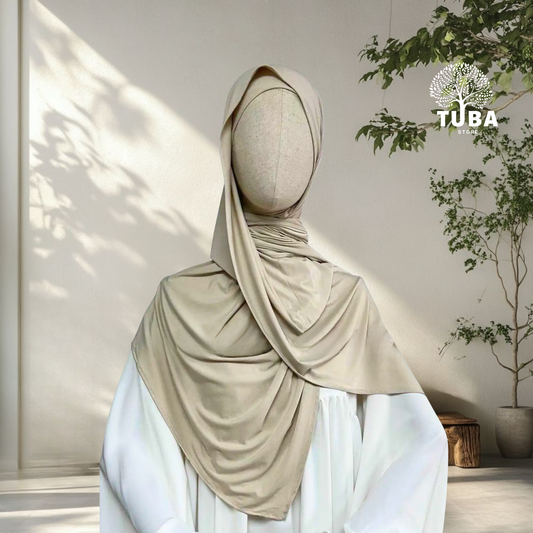 Bamboo Jersey Hijab