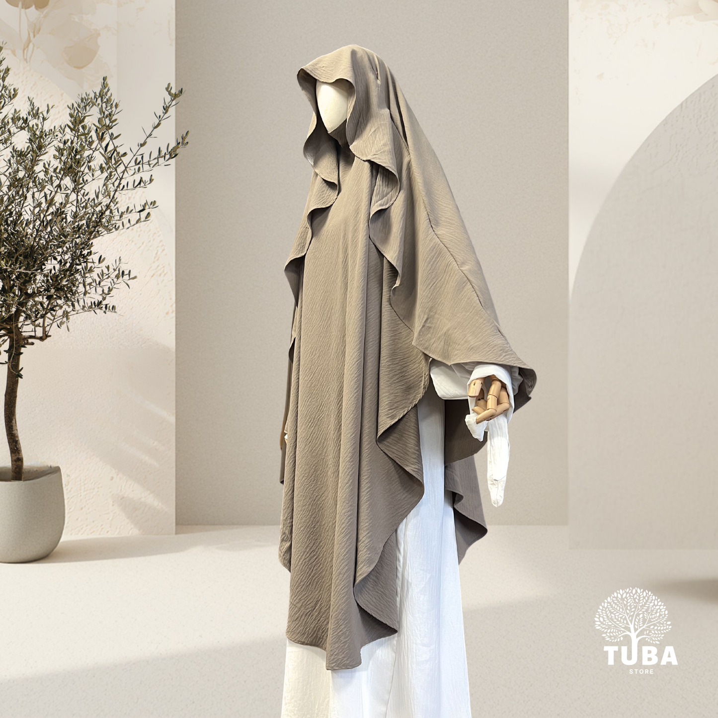 Hawa Butterfly Jazz Maxi Khimar | 100% bedeckend