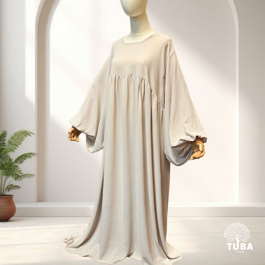 Abaya hochwertig mit Puffärmel/Ballonärmel - Jazz