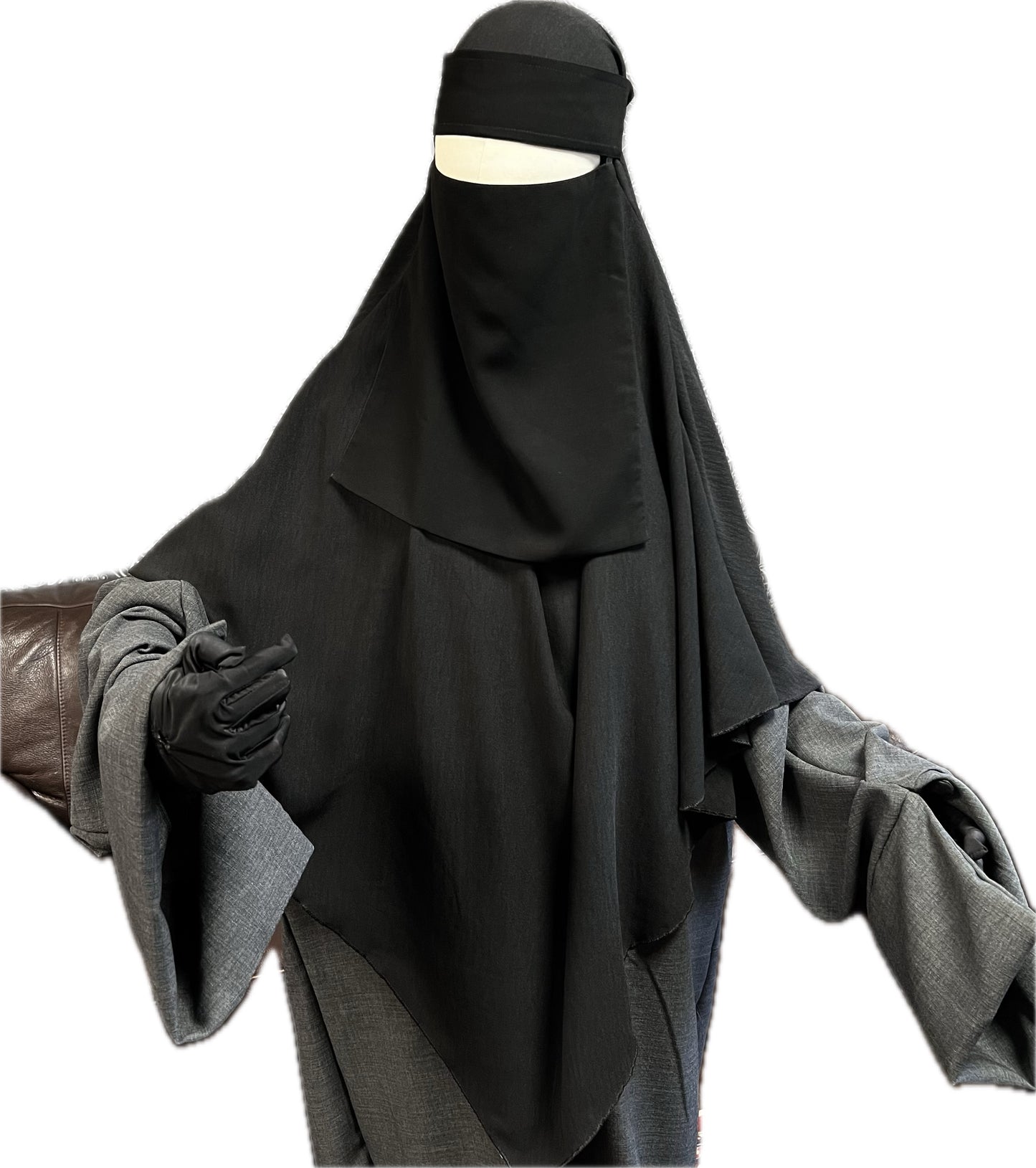 Pull-down Niqab - zum binden