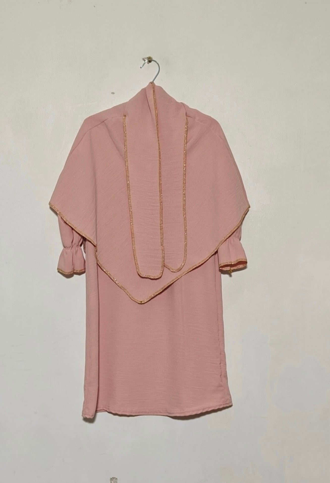 Abaya-Kleid mit Khimar für Kinder - 2teilig