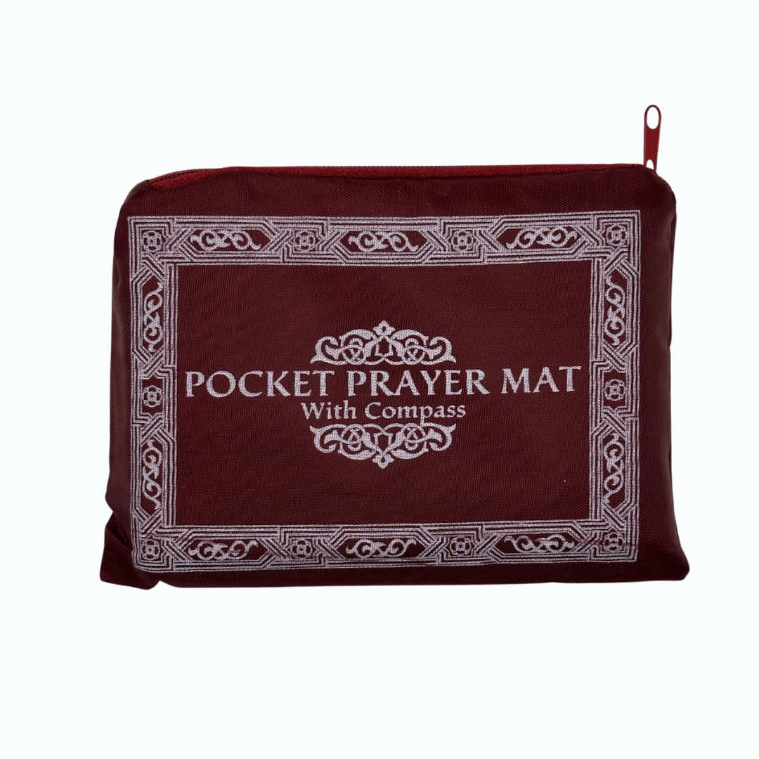 Tragbarer Gebetsteppich im Taschenformat