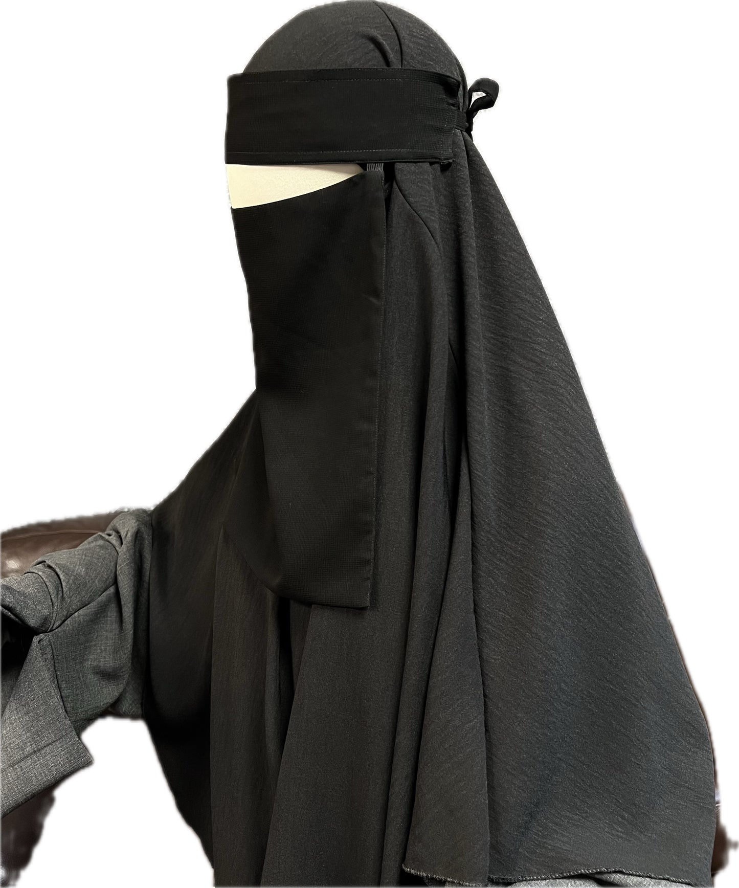 Pull-down Niqab - zum binden