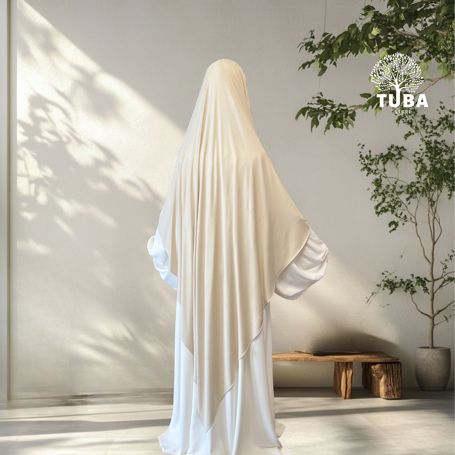 Bamboo Jersey Khimar Maxi