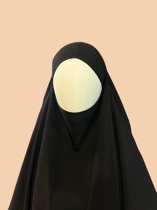Einlagiger Khimar XL - in Wollpeach